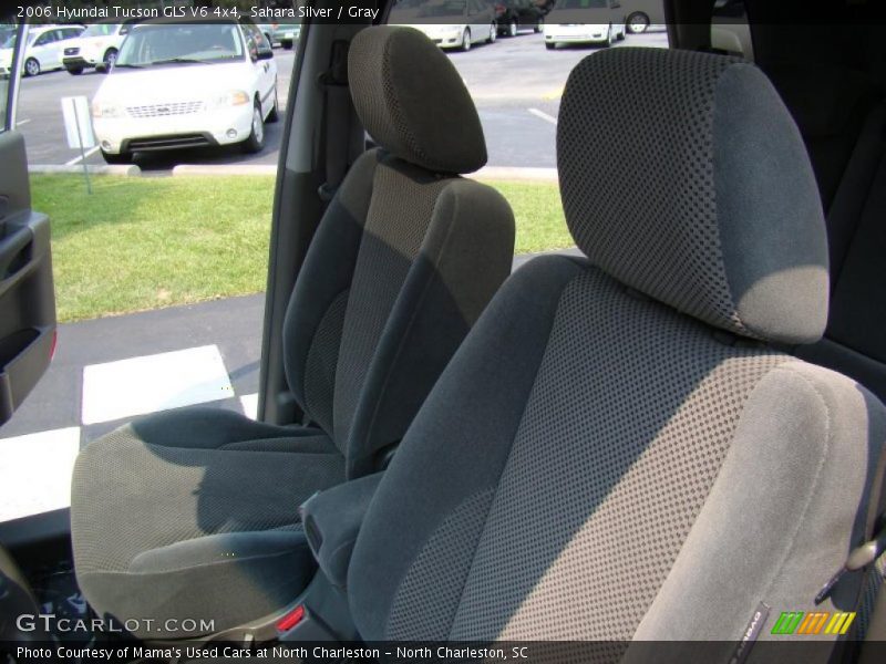 Sahara Silver / Gray 2006 Hyundai Tucson GLS V6 4x4