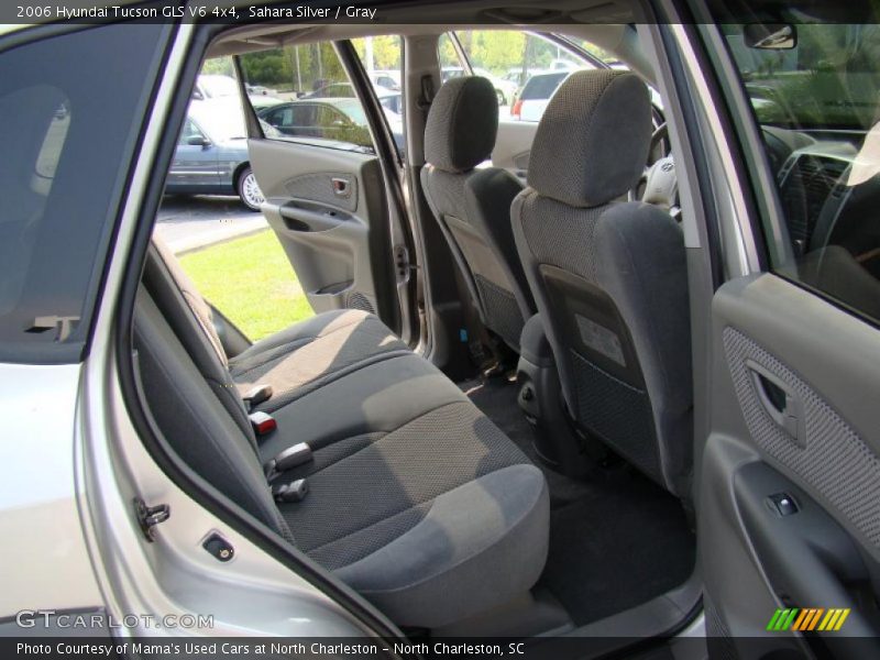 Sahara Silver / Gray 2006 Hyundai Tucson GLS V6 4x4