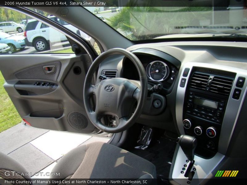 Sahara Silver / Gray 2006 Hyundai Tucson GLS V6 4x4