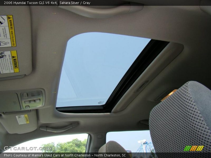 Sahara Silver / Gray 2006 Hyundai Tucson GLS V6 4x4