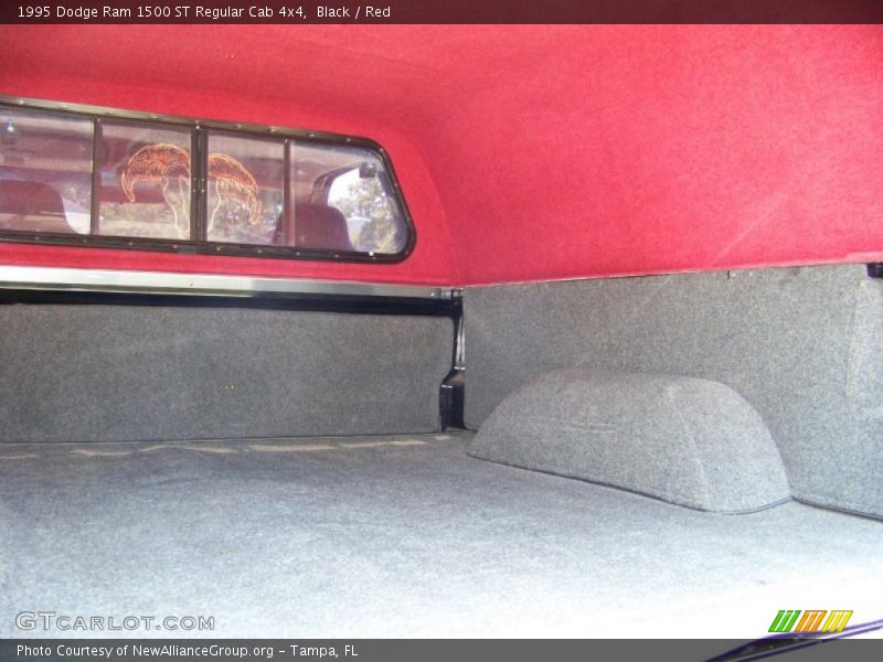 Black / Red 1995 Dodge Ram 1500 ST Regular Cab 4x4