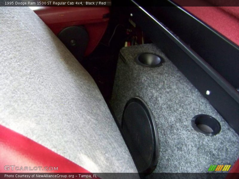 Black / Red 1995 Dodge Ram 1500 ST Regular Cab 4x4