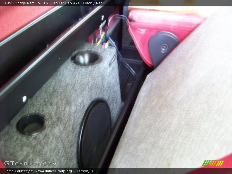 Black / Red 1995 Dodge Ram 1500 ST Regular Cab 4x4