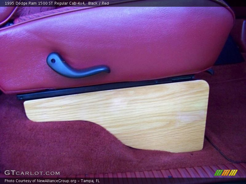 Black / Red 1995 Dodge Ram 1500 ST Regular Cab 4x4