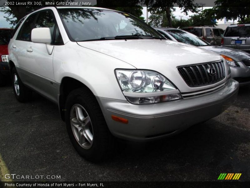 White Gold Crystal / Ivory 2002 Lexus RX 300
