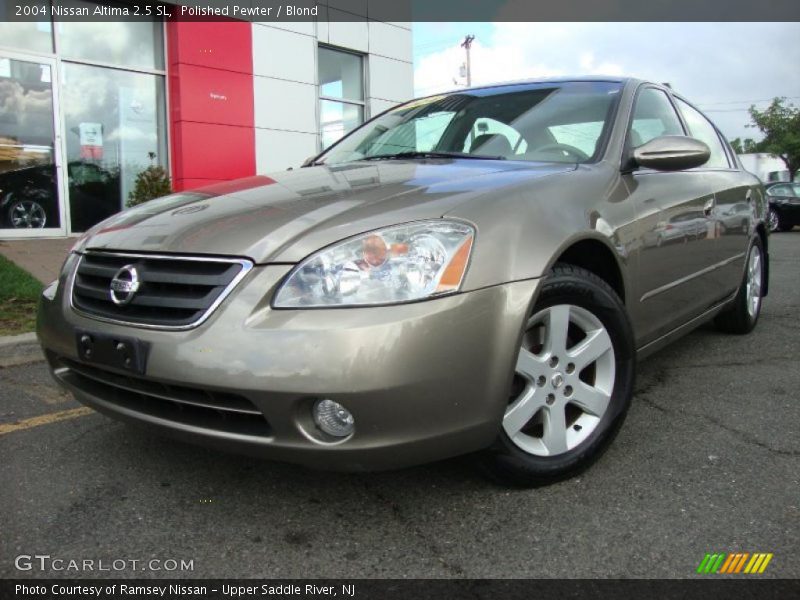 Polished Pewter / Blond 2004 Nissan Altima 2.5 SL