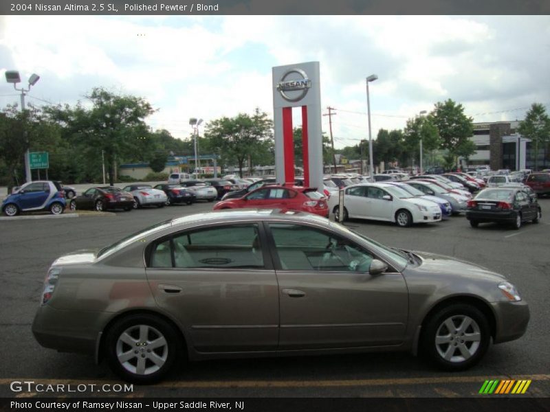 Polished Pewter / Blond 2004 Nissan Altima 2.5 SL