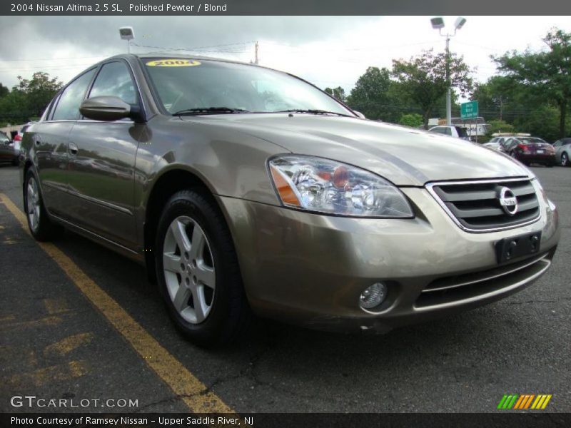 Polished Pewter / Blond 2004 Nissan Altima 2.5 SL