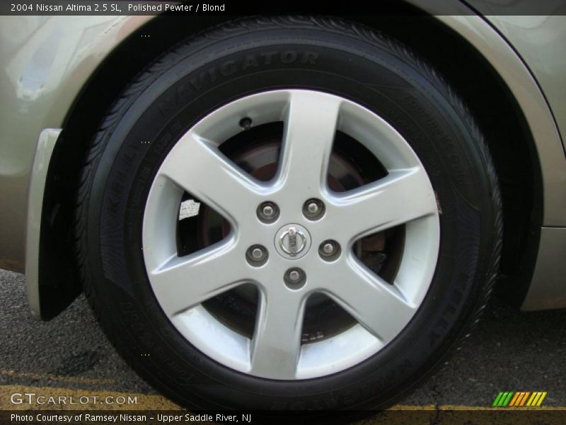 Polished Pewter / Blond 2004 Nissan Altima 2.5 SL