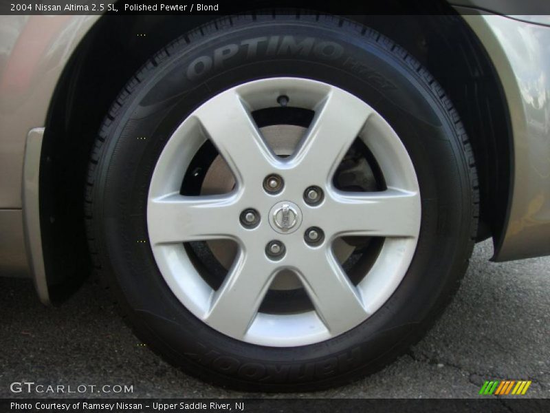 Polished Pewter / Blond 2004 Nissan Altima 2.5 SL