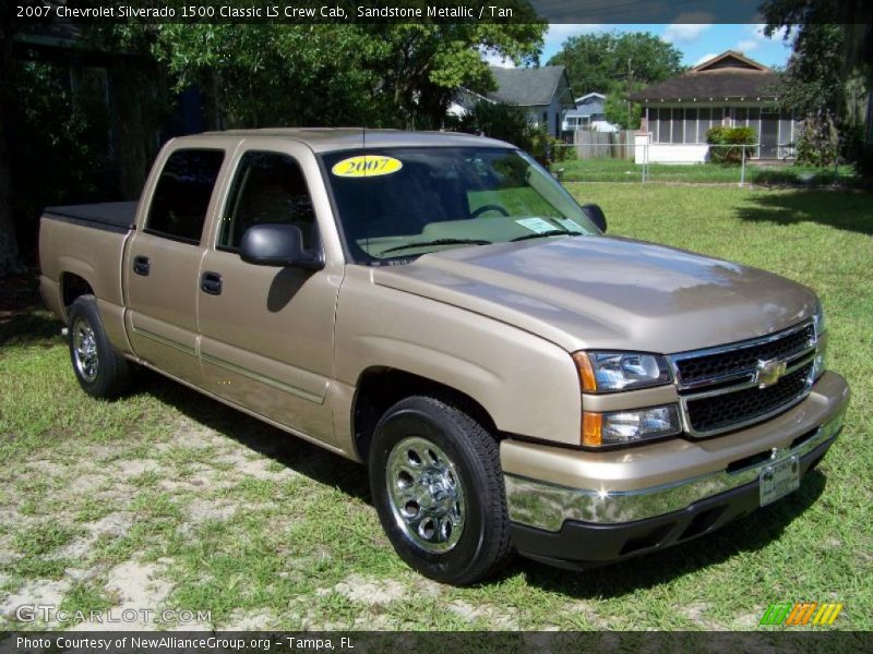 Sandstone Metallic / Tan 2007 Chevrolet Silverado 1500 Classic LS Crew Cab