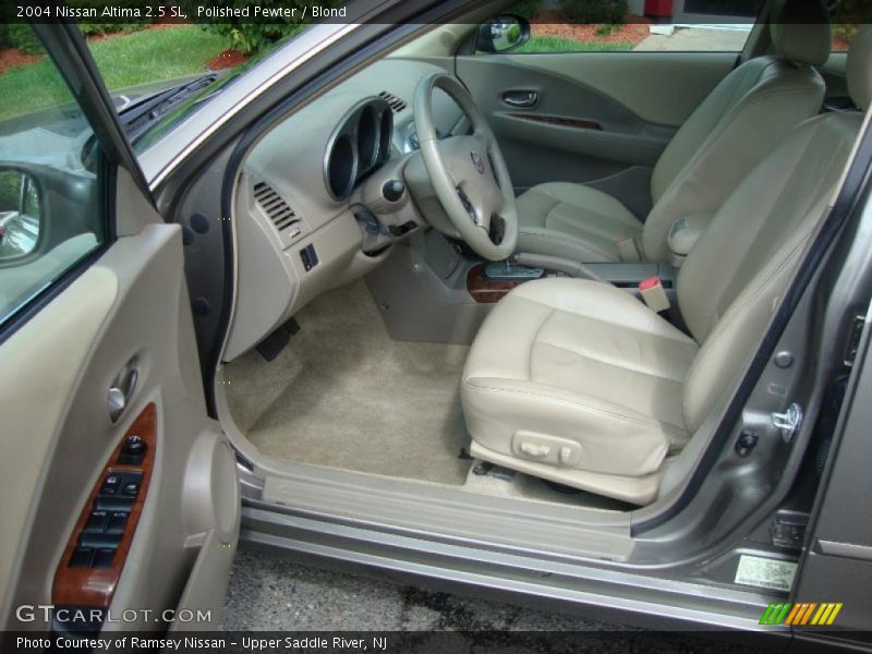 Polished Pewter / Blond 2004 Nissan Altima 2.5 SL