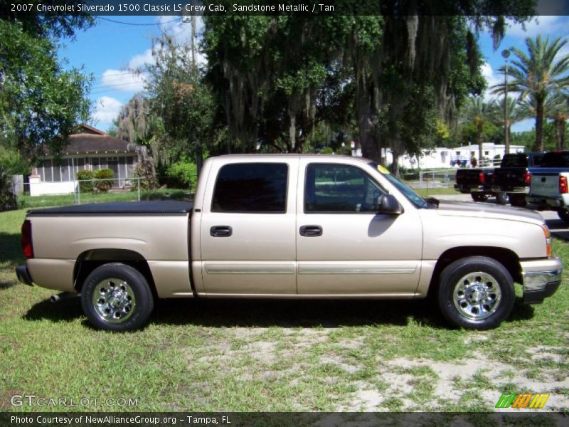 Sandstone Metallic / Tan 2007 Chevrolet Silverado 1500 Classic LS Crew Cab