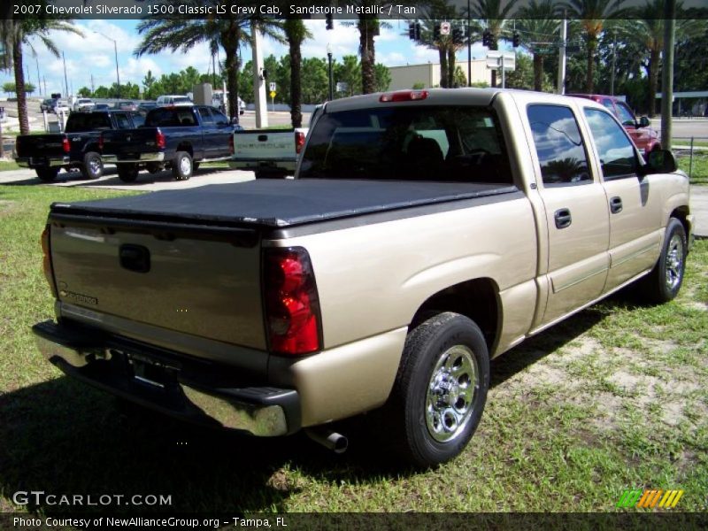 Sandstone Metallic / Tan 2007 Chevrolet Silverado 1500 Classic LS Crew Cab
