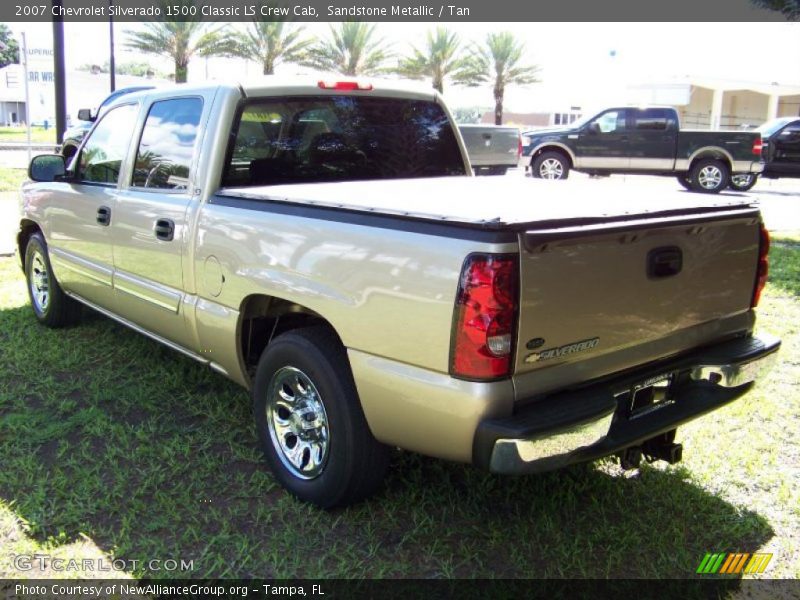 Sandstone Metallic / Tan 2007 Chevrolet Silverado 1500 Classic LS Crew Cab