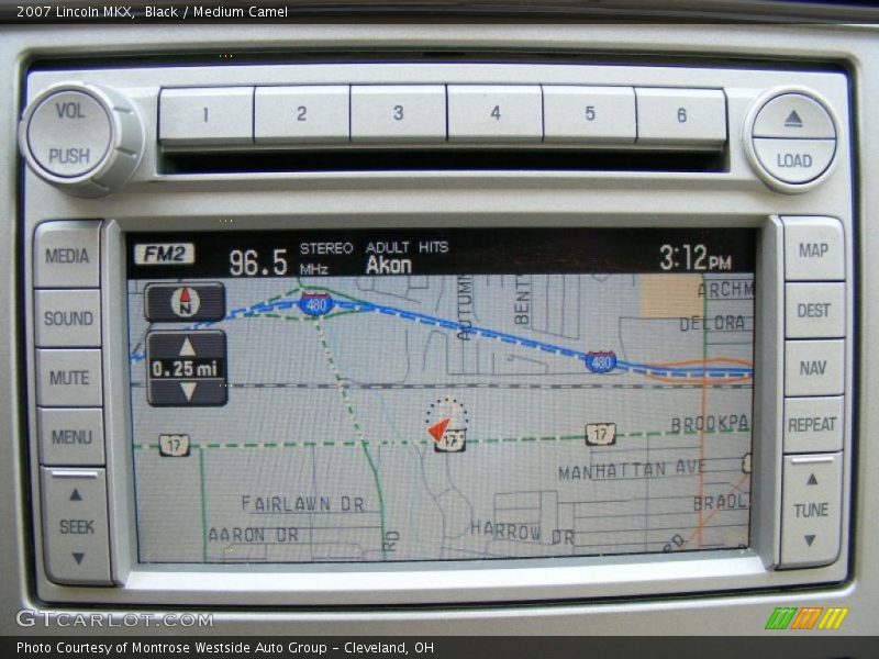 Black / Medium Camel 2007 Lincoln MKX