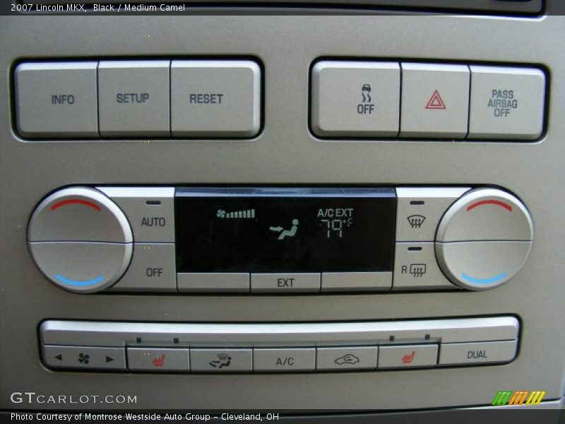 Black / Medium Camel 2007 Lincoln MKX