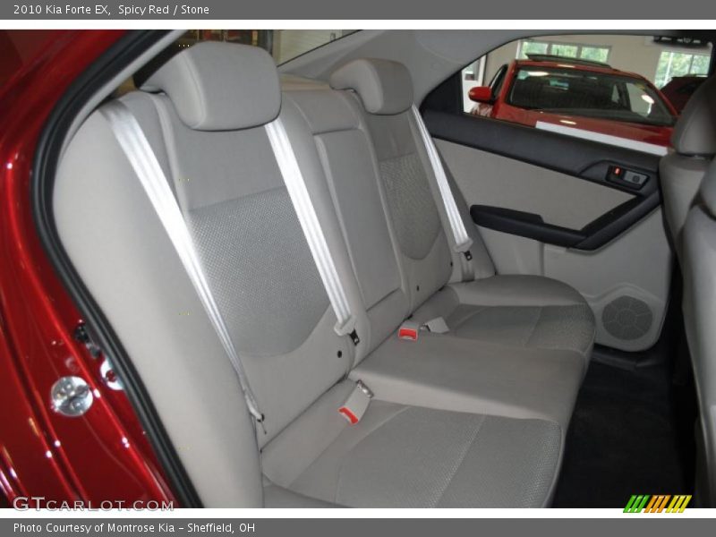 Spicy Red / Stone 2010 Kia Forte EX