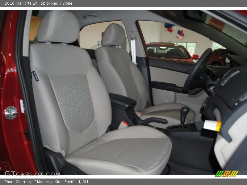 Spicy Red / Stone 2010 Kia Forte EX