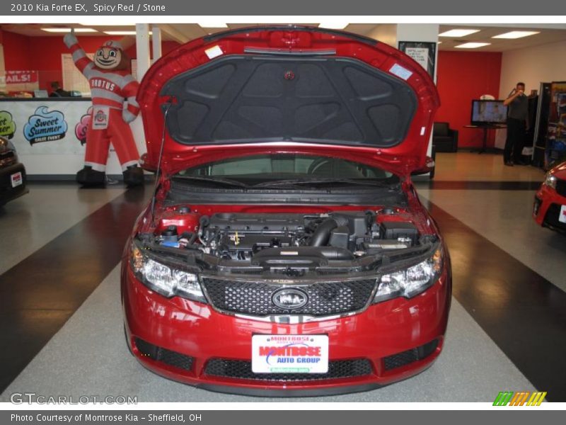 Spicy Red / Stone 2010 Kia Forte EX