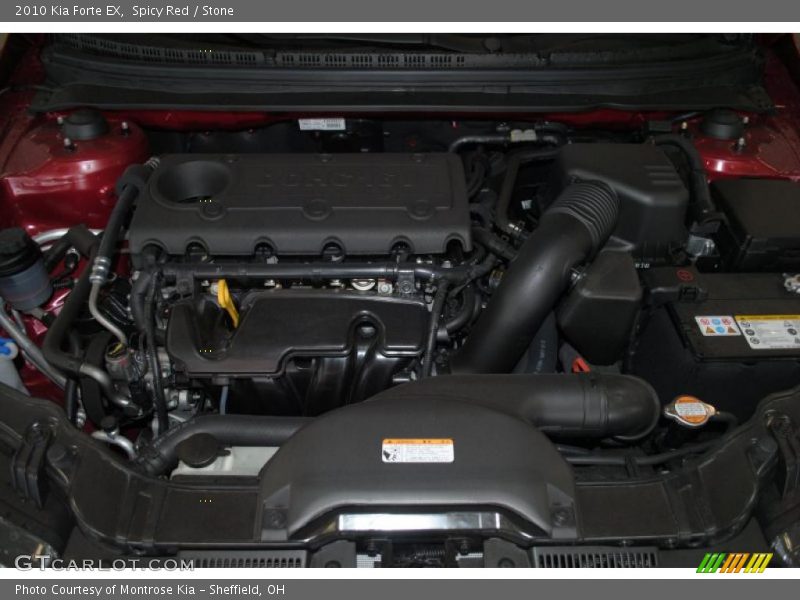 Spicy Red / Stone 2010 Kia Forte EX