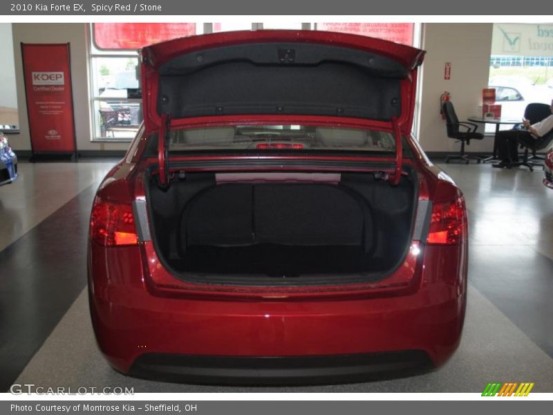 Spicy Red / Stone 2010 Kia Forte EX