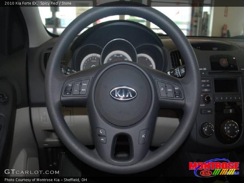Spicy Red / Stone 2010 Kia Forte EX