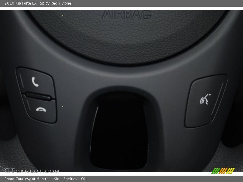 Spicy Red / Stone 2010 Kia Forte EX