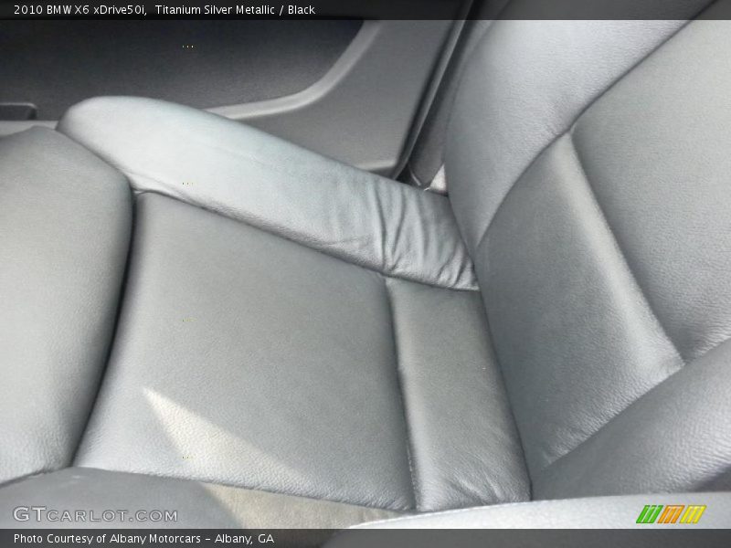 Titanium Silver Metallic / Black 2010 BMW X6 xDrive50i