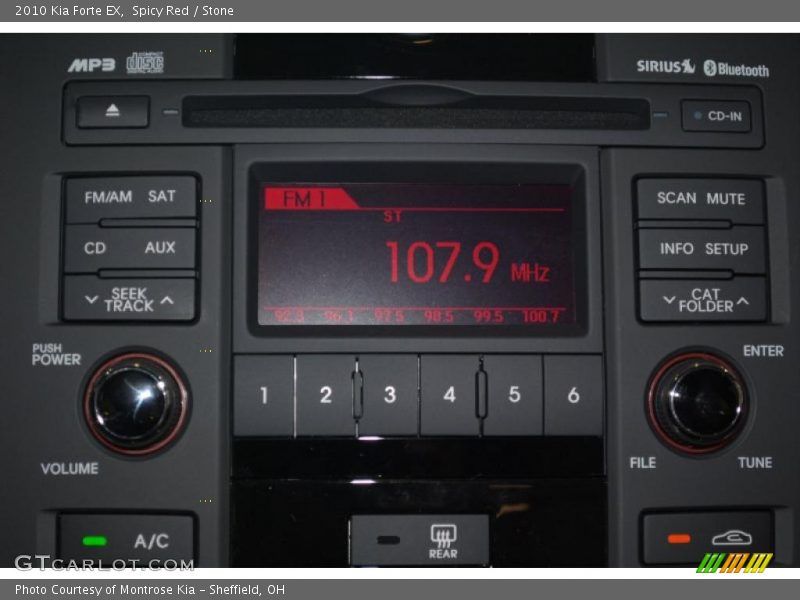Spicy Red / Stone 2010 Kia Forte EX