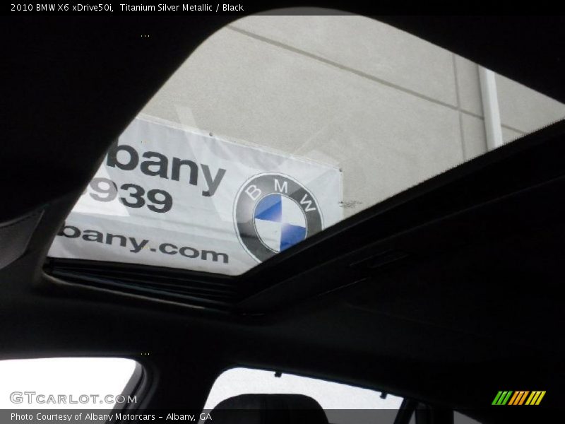 Titanium Silver Metallic / Black 2010 BMW X6 xDrive50i
