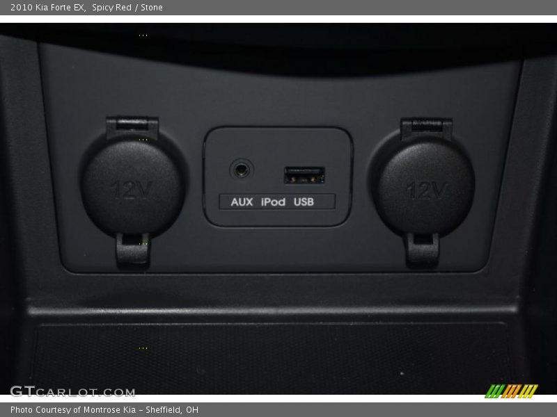 Spicy Red / Stone 2010 Kia Forte EX