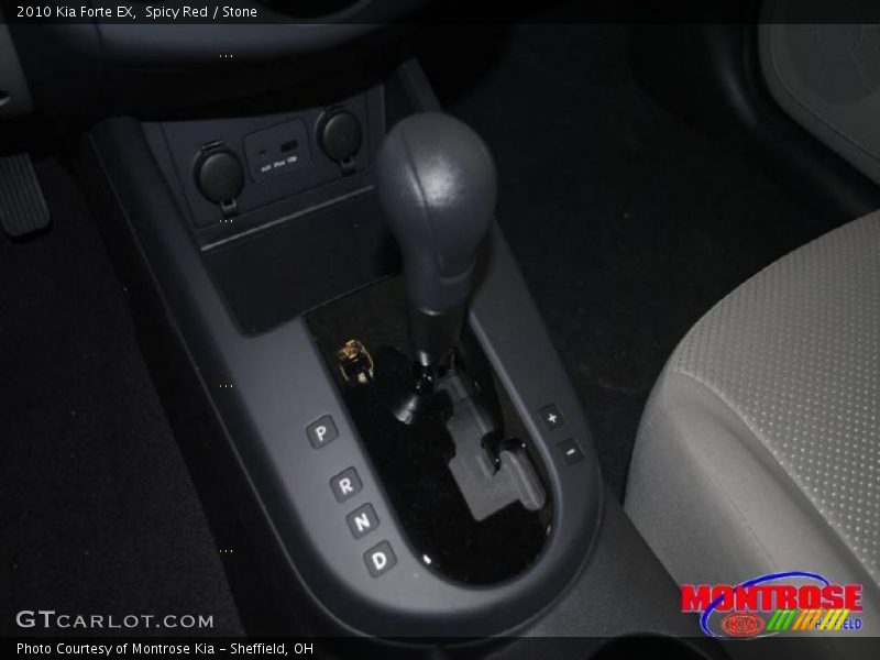 Spicy Red / Stone 2010 Kia Forte EX