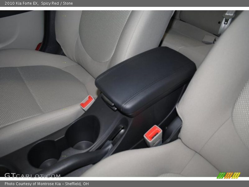 Spicy Red / Stone 2010 Kia Forte EX