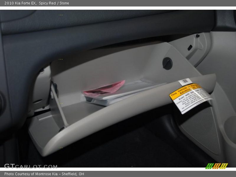 Spicy Red / Stone 2010 Kia Forte EX