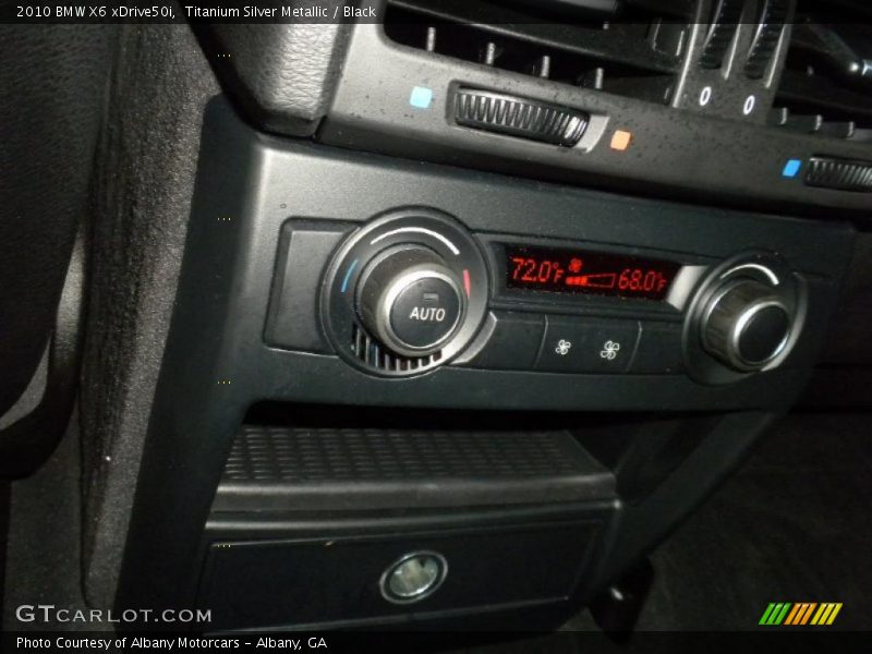 Titanium Silver Metallic / Black 2010 BMW X6 xDrive50i