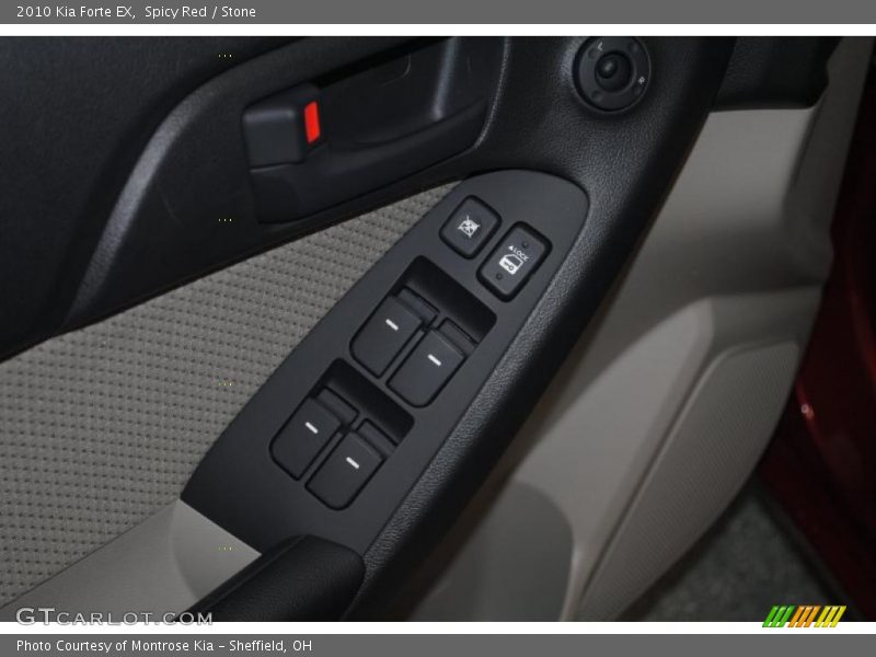 Spicy Red / Stone 2010 Kia Forte EX