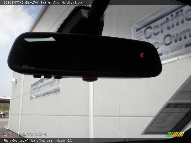Titanium Silver Metallic / Black 2010 BMW X6 xDrive50i