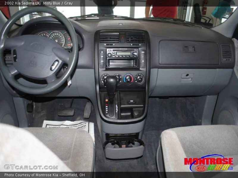 Misty Blue / Gray 2002 Kia Sedona LX