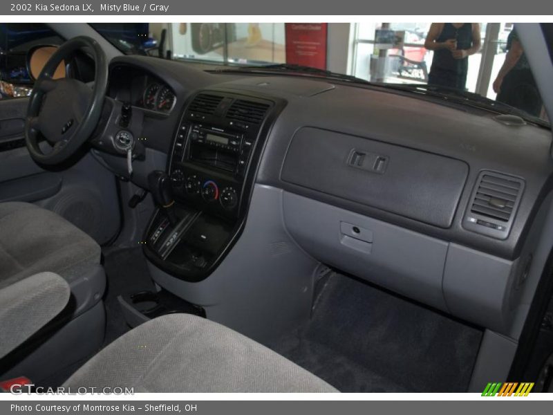 Misty Blue / Gray 2002 Kia Sedona LX