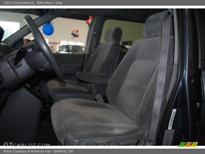 Misty Blue / Gray 2002 Kia Sedona LX
