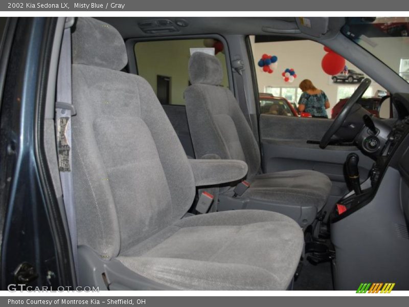 Misty Blue / Gray 2002 Kia Sedona LX