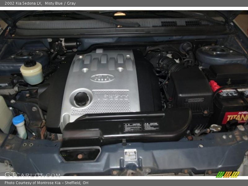 Misty Blue / Gray 2002 Kia Sedona LX