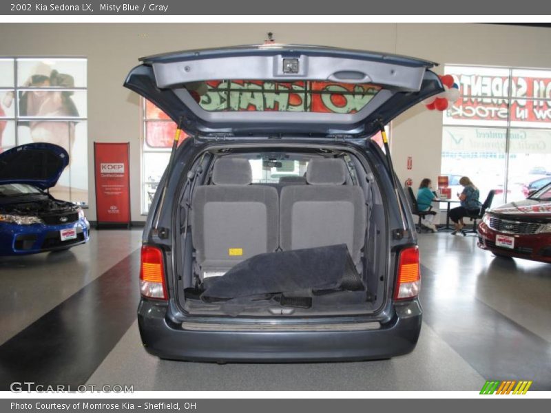 Misty Blue / Gray 2002 Kia Sedona LX