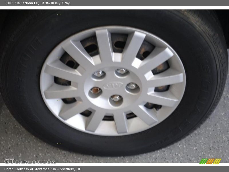 Misty Blue / Gray 2002 Kia Sedona LX