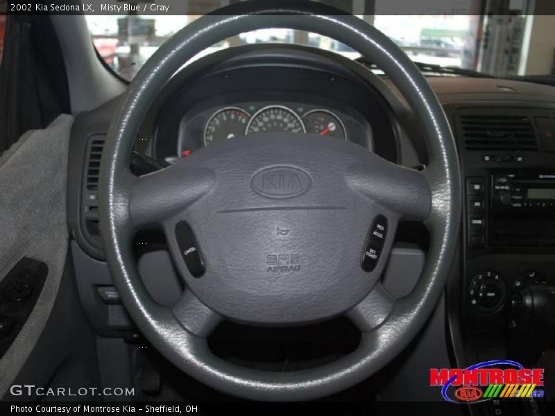 Misty Blue / Gray 2002 Kia Sedona LX