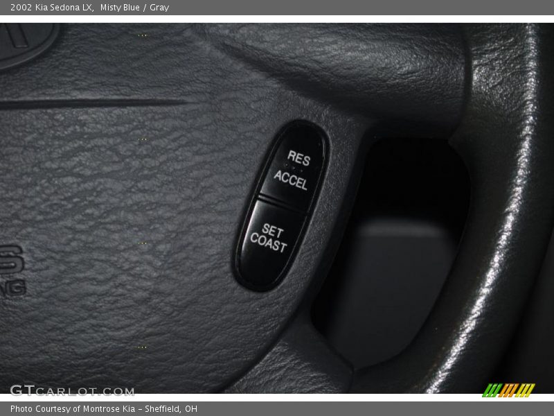 Misty Blue / Gray 2002 Kia Sedona LX
