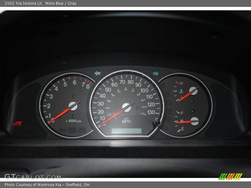 Misty Blue / Gray 2002 Kia Sedona LX