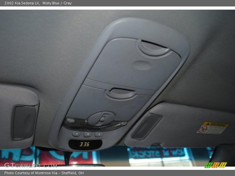 Misty Blue / Gray 2002 Kia Sedona LX