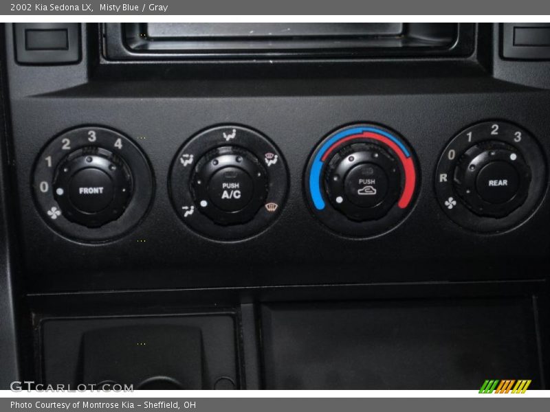 Misty Blue / Gray 2002 Kia Sedona LX